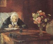 Anna Ancher Ane Hedvig Broendum Sitting at the Table Germany oil painting artist